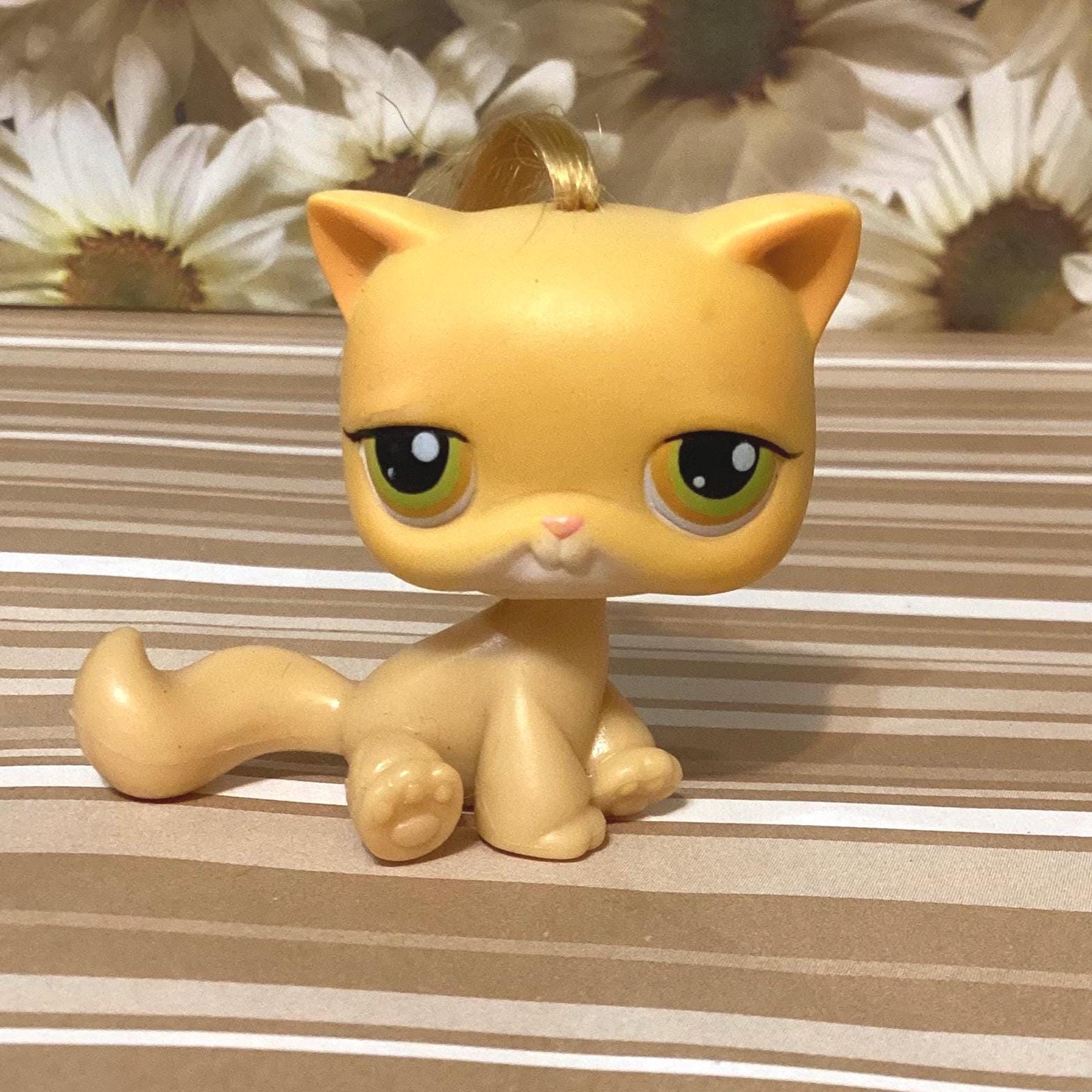 Petshop LPS G7 Exclusif France - Chat Jaune (Jaune) - Neuf, Fabriqué En France