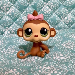 Vintage Littlest Pet Shop: LPS #216 Baby Monkey-Authentic Hasbro