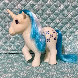 G1 My Little Pony Magesty Unicorn 1983 Hasbro Vintage flaw