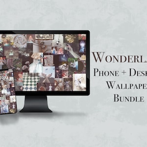 Wonderland Phone and Desktop Wallpaper Bundle