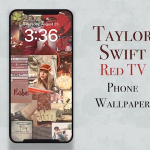 Taylor Swift’s “Red TV” Phone Wallpaper