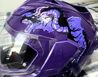 Basic Anime-inspired Custom Helmet You Send the Helmet - Etsy Basic Anime-inspired Custom Helmet You Send the Helmet - Etsy