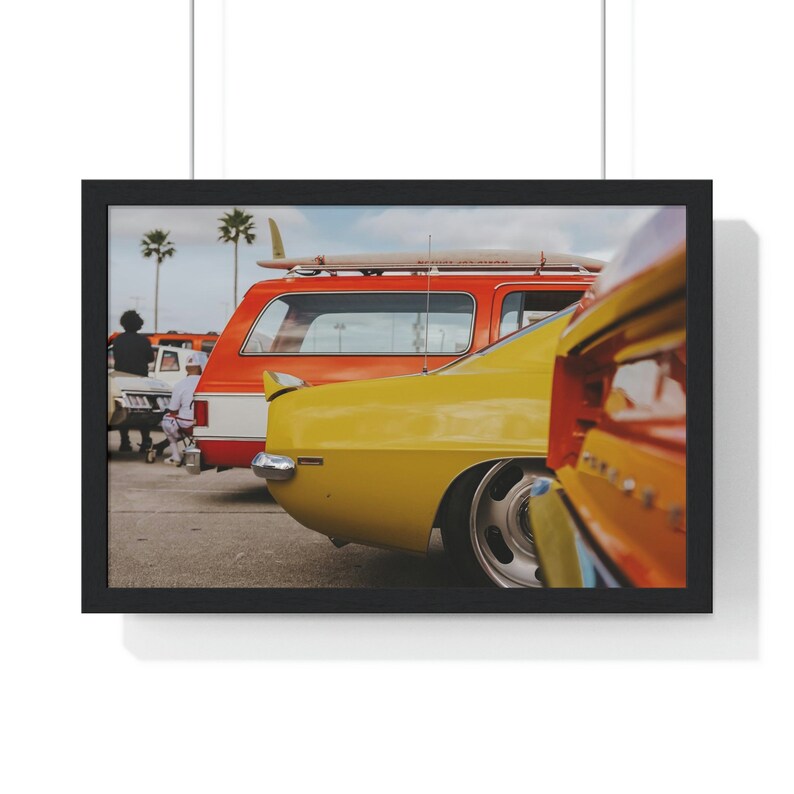 Classic Car Show Poster Etsy