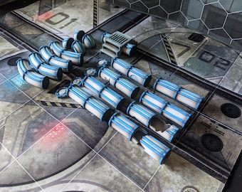 Pipe Terrain Set (22 pieces) modular with magnets