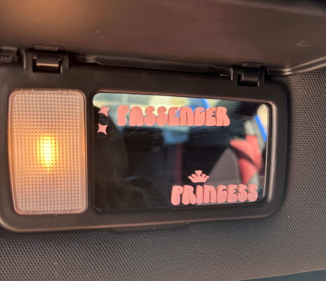 Passenger Princess Car Mirror Decal Etsy