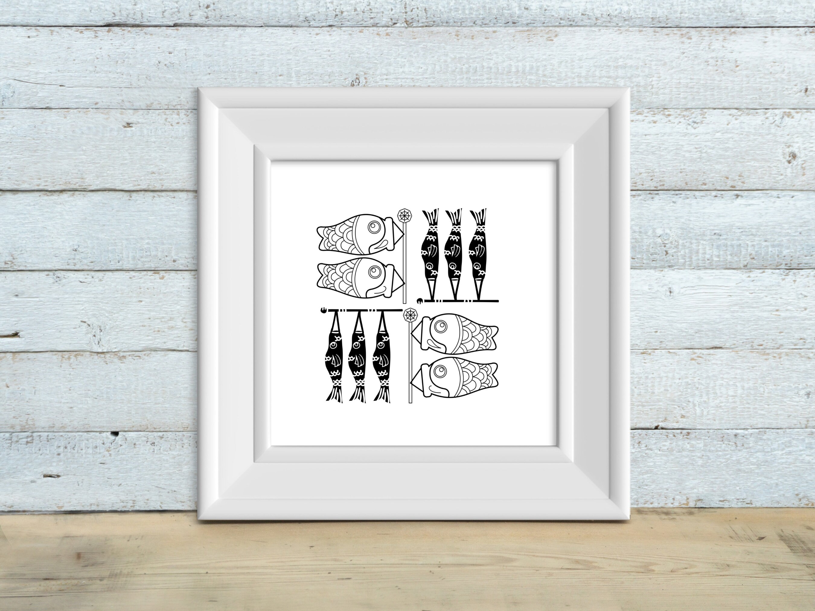 Japanese Koinobori Digital Printable Wall Art Japanese - Etsy