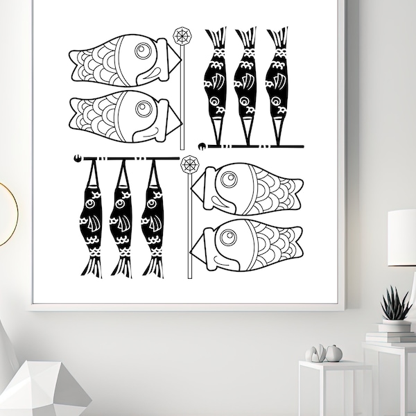 Koinobori Printable - Etsy