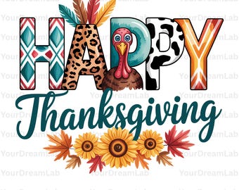 Happy Thanksgiving PNG, Give Thanks PNG, Thankful Mom PNG, Floral Fall Coquette Png, Thankful Coquette Png, Preppy Thanksgiving Png