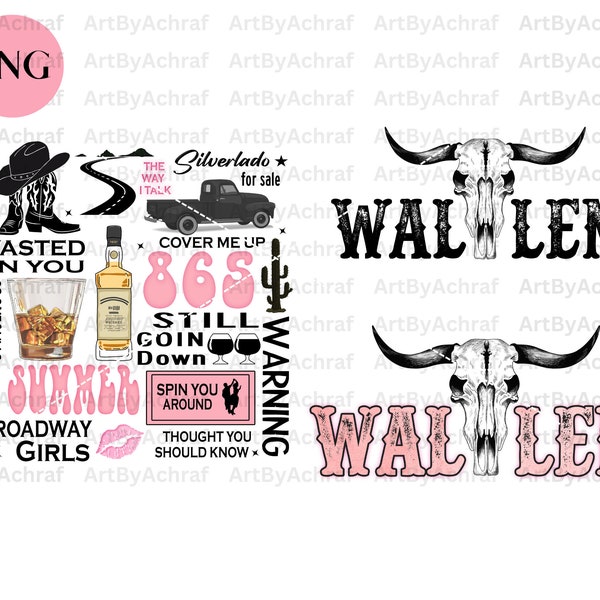 Retro Wallen Bull Skull Png, Retro Wallen Sublimation Png, Leopard Wallen Bull Skull, Cowboy Wallen Png, Country Western PNG