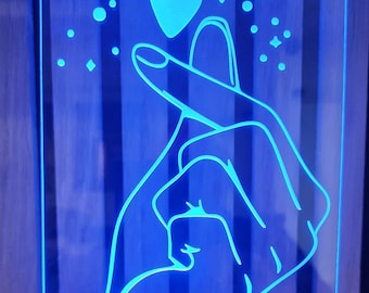 Personalisierter Christbaumanhänger aus Acryl | Lasergravur | Frohe Weihnachten | Geschenkanhänger