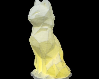 Cat Night Light, Lamp, Includes Lighting, 3D Printed, Cat Light, LED Night Light, Gift for Him and Her