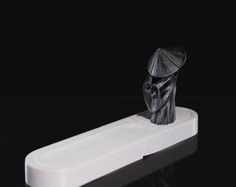 Samurai Incense Holder – Where Tradition Meets Elegance, 3D Printed, Gift for Him and Her