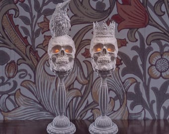 Reaper's Glow Candle Holder | Halloween Decor | 3D Print | Made Germany