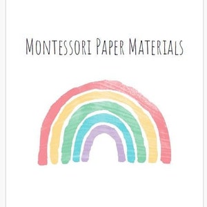 Montessori Papiermaterialien Digitales Buch