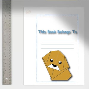 Easy 12-Step Dog Origami for Kids - Digital Download