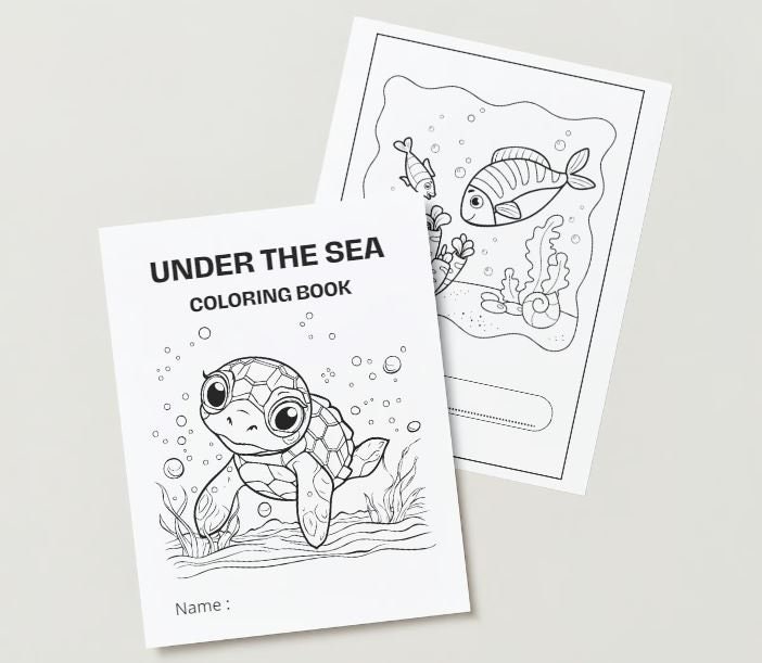 Under The Sea Coloring Book