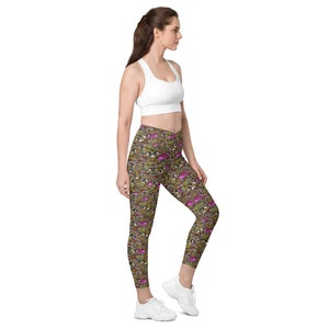 Triggerfish-leggings, triggerfisk-present, yogabyxor, crossover-leggings med fickor