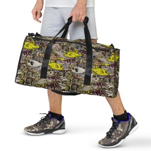 Pufferfish Bag, Duffle bag, pufferfish gift, aquarist bag, dive bag, gym bag