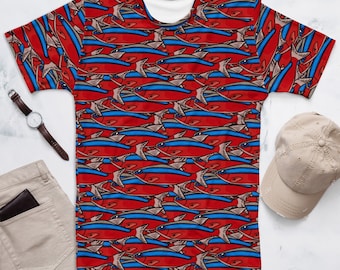 Cardinal Tetra, Men&#39;s t-shirt, Gift, Freshwater, Aquarium, Aquarist