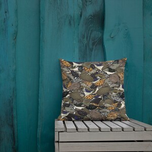 Stingray Pillow, Stingray Gift, Ray Pillow, Ray Gift, Aquarist Gift, Aquarist Pillow, Premium Pillow