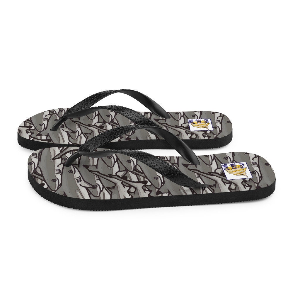 Blacktip Reef Shark Flip Flops, Flip-flops, Shark Gift 