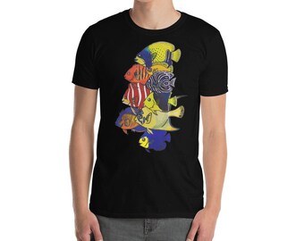 Angelfish Shirt, Angelfish Gift, Aquarium Shirt, Aquarist Shirt, Aquarist Gift, Short-Sleeve Unisex T-Shirt