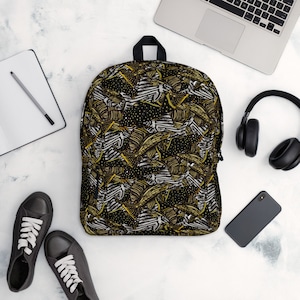 Pleco Backpack, Plecostomas, Sucker Catfish, Altimira, Gift, Book Bag, Freshwater Aquarium
