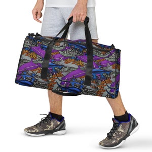 Nudibranch Duffle bag, Nudibranch bag, sea slug bag, gift, aquarist bag