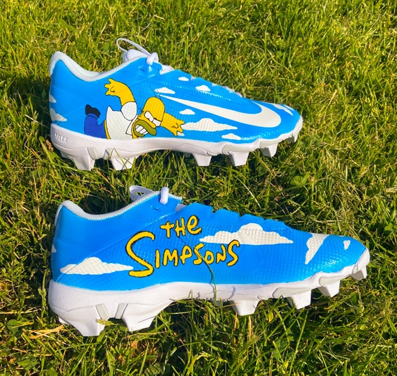 Simpsons Custom Football Cleats 