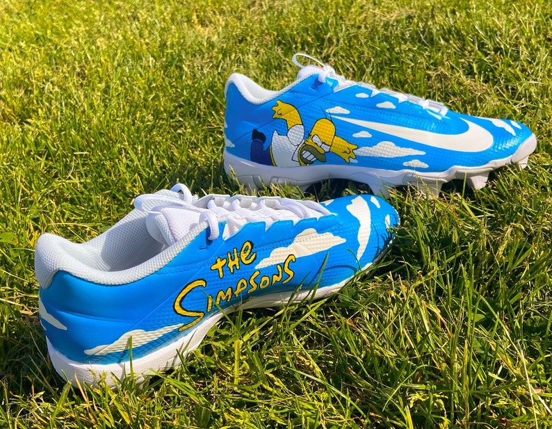 crimson football cleats