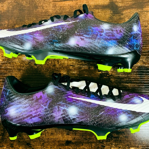 Custom Galaxy Football/Soccer/Baseball Cleats