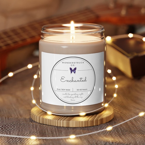 TS Inspired Enchanted Scented Candle