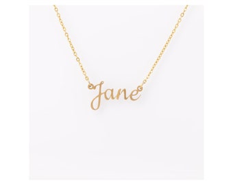 Personalized Name Necklace, Signature Name Necklace, Dainty Name Jewelry, Gift For Her, Mother Day Gift