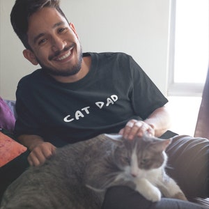 Cat Dad Shirt for Father&#39;s Day Gift for Men | Cat Dad Gift for Birthday | Cat Dad Shirt | Cat Owner Tee | Best Cat Dad Ever |Cat Lover Shirt