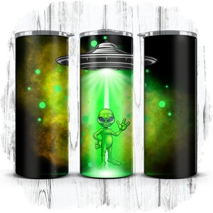 Alien, extraterrestre, espace extra-atmosphérique, créature, papier d'emballage mince droit à sublimation, 20 oz | Téléchargement numérique instantané | PNG UNIQUEMENT [4]