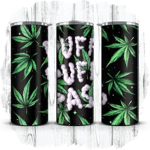 Wiet, marihuana, cannabis, ganja, Mary Jane, 420 20oz skinny rechte sublimatiebeker wrap | Directe digitale download | ALLEEN PNG [5]