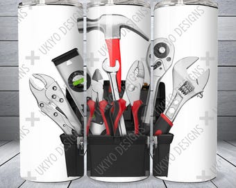 Handyman Tools 20oz Skinny Tumbler Wrap, Father's Day Gift (PNG ONLY)