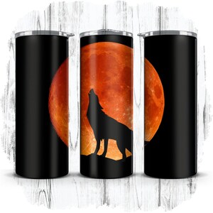 Wolf, Animal, Gift for her, Gift for him 20oz Skinny Straight Sublimation Tumbler Wrap | Instant Digital Download | Digital Designs |PNG [2]