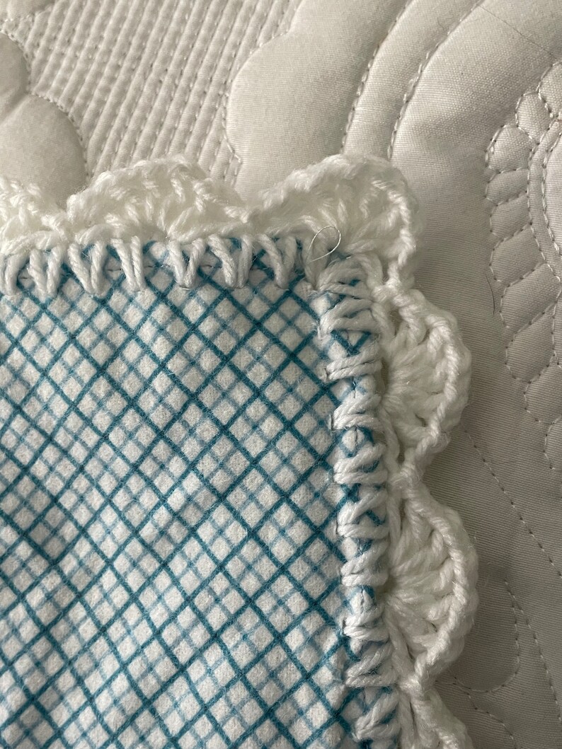 Flannel Baby Receiving Blanket, Pink and Blue, Stars, Dots, Checks