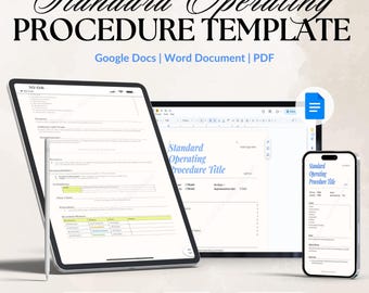 SOP Professioneel werk Bedrijfssjabloon Procesdocumentatie Systeemindeling Standaardwerkprocedure Workflowbeheer Bewerkingen