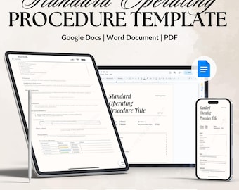 SOP Professioneel werk Bedrijfssjabloon Procesdocumentatie Systeemindeling Standaardwerkprocedure Workflowbeheer Bewerkingen