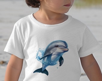 Dolphin Shirt - Onesie, Cute Baby Bodysuit, Perfect for Baby Showers Gifts, Made from Ultra Soft Cotton, Adorable Kid's and Toddler