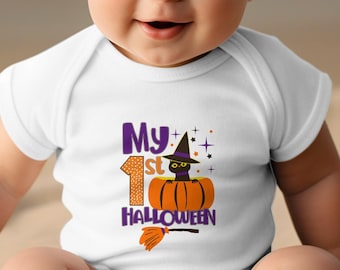 My first Halloween, First Halloween Bodysuit, Newborn Trick or Treat Outfit, Baby 1st Halloween Costume, Gender Neutral, Newborn Bodysuit