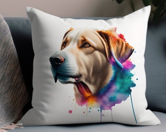 Copertura del cuscino Labrador, Labrador Home Decoration Throw Pillowcase, Labrador Pillow Case, Labrador Gift, Color Match Custom Color, COVER ONLY