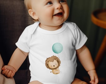 Baby Lion Onesie, Cute Baby Bodysuit, Perfect for Baby Showers Gifts, Made from Ultra Soft Cotton, Adorable Kid's and Toddler Shirt