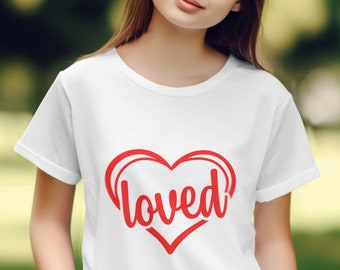 Loved Hearth Shirt Onesie - Baby Bodysuit, Perfect for Baby Showers and New Baby Gifts, Made from Cute and Ultra-Soft Cotton, Adorable Kids