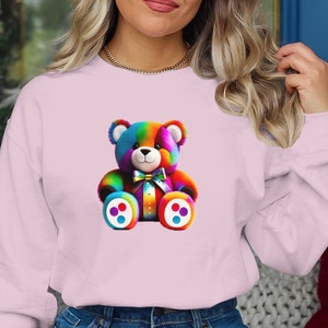 Teddy Bear Sweatshirt, Bear TShirts Teddy Bear Present, Gift for Teddy Bear Lovers, Mens Teddy Bear T Shirt, Animal Lover Unisex Gift Tee