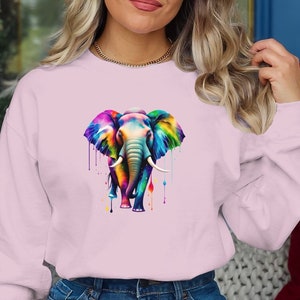 Elephant Sweatshirt, Elephant Mom TShirts Elephant Shirt, Gift for Elephant Lovers, Mens Elephant T Shirt, Pet Animal Lover Unisex Gift Tee