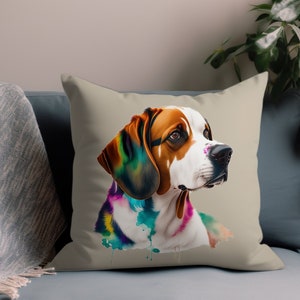 Beagle pillow case top