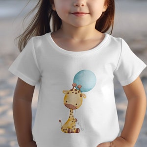 Baby Giraffe Shirt Onesie, Cute Baby Bodysuit, Perfect for Baby Showers Gifts, Made from Ultra Soft Cotton, Adorable Kid's and Toddler